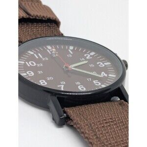 Brand New Men's Brown Adjustable Watch W/ Luminous Dial & Adjustable Strap